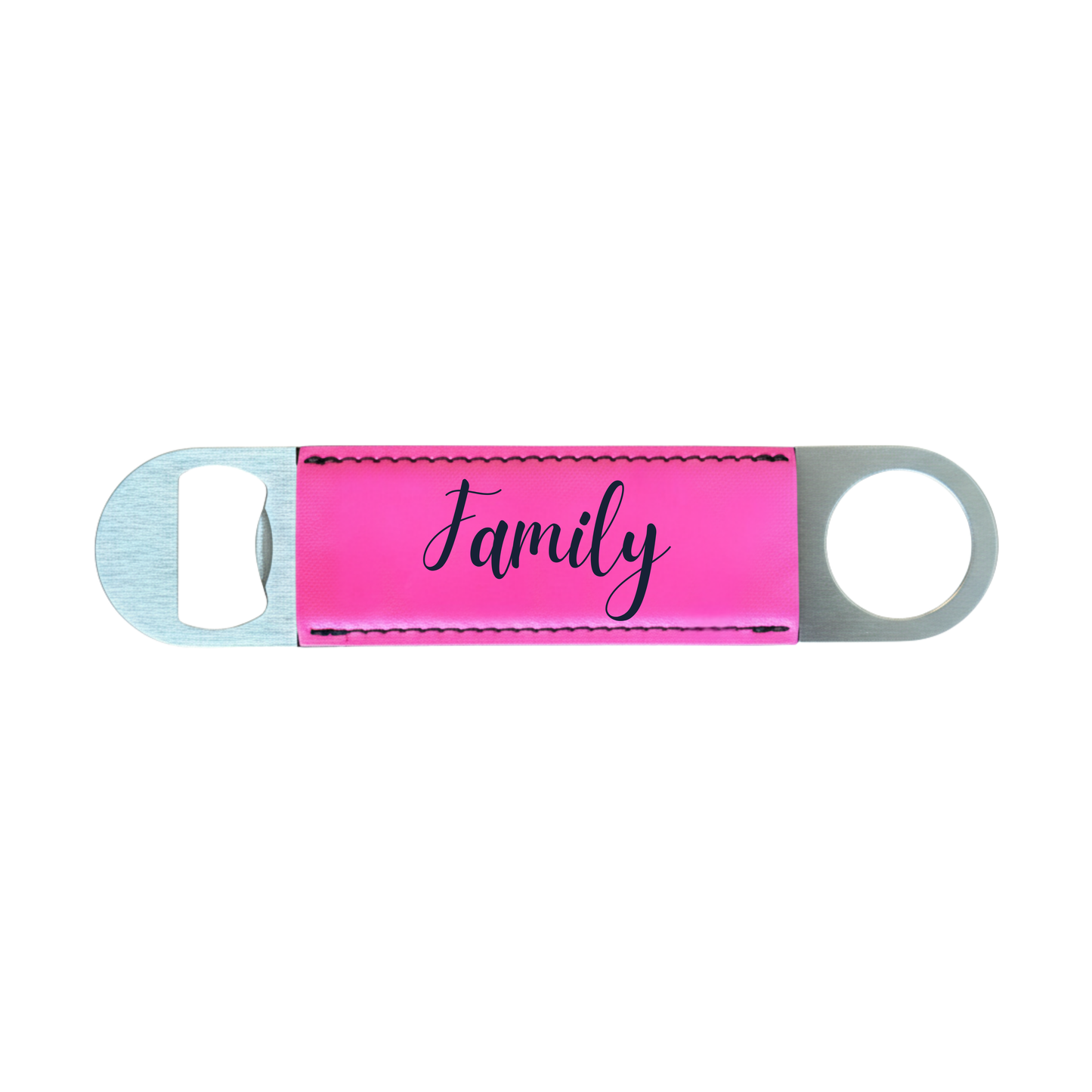 Personalized Leatherette Bottle Opener