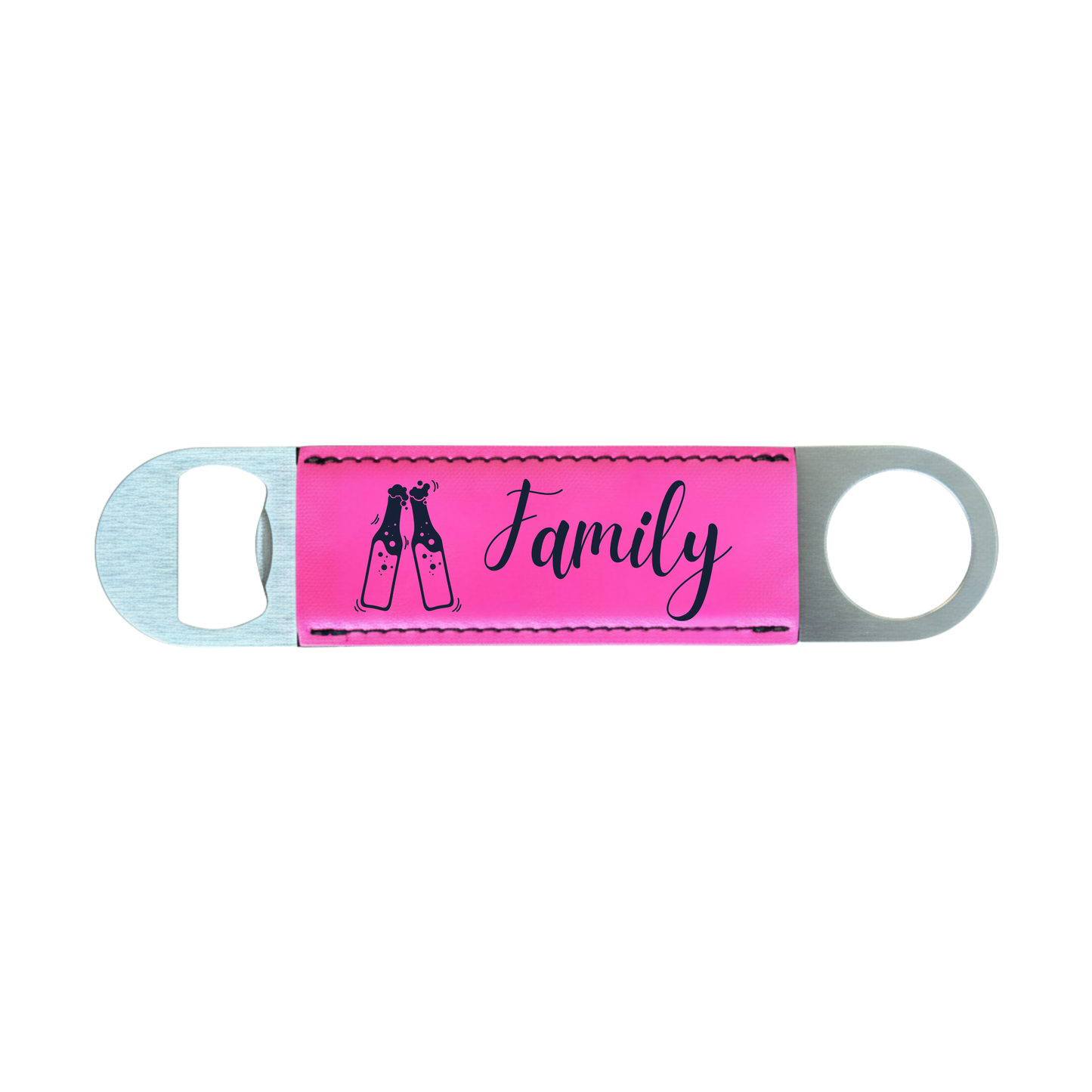 Personalized Leatherette Bottle Opener
