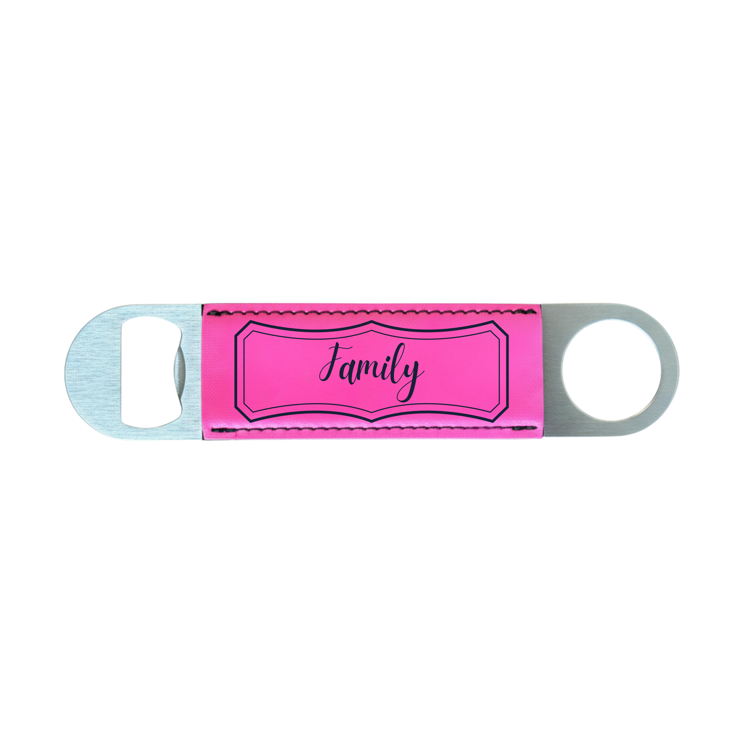 Personalized Leatherette Bottle Opener