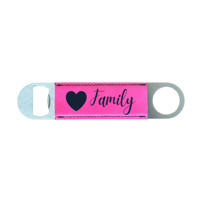Personalized Leatherette Bottle Opener