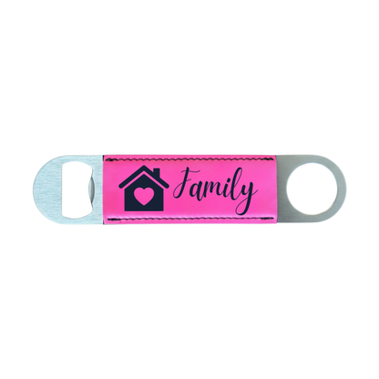 Personalized Leatherette Bottle Opener