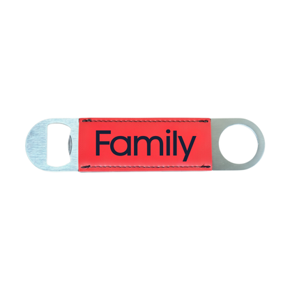 Personalized Leatherette Bottle Opener