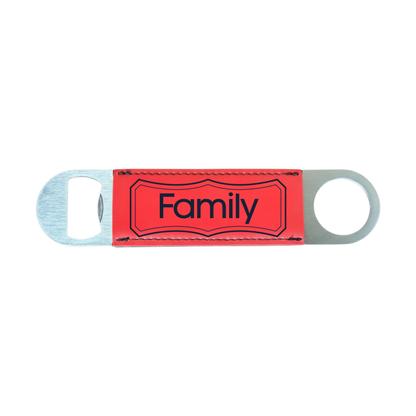 Personalized Leatherette Bottle Opener