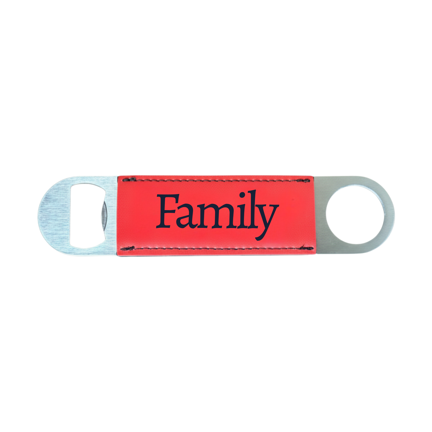 Personalized Leatherette Bottle Opener