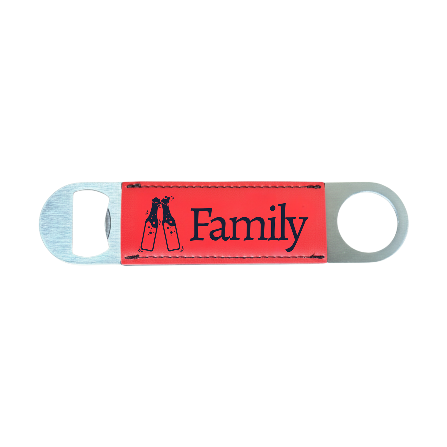 Personalized Leatherette Bottle Opener