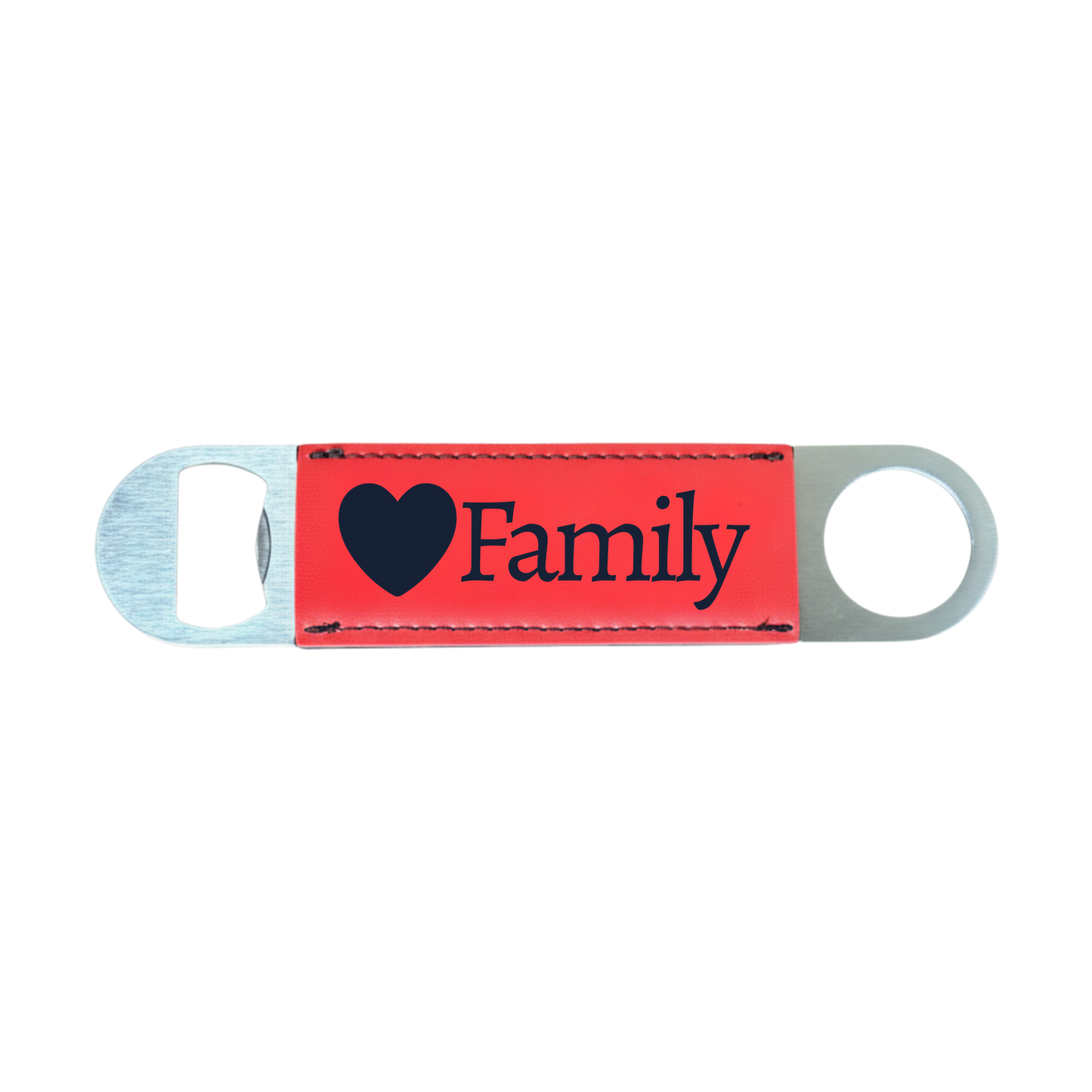 Personalized Leatherette Bottle Opener