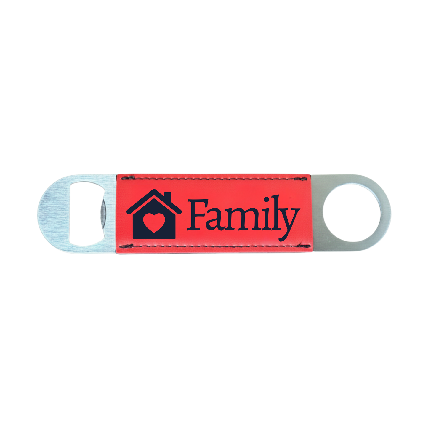 Personalized Leatherette Bottle Opener
