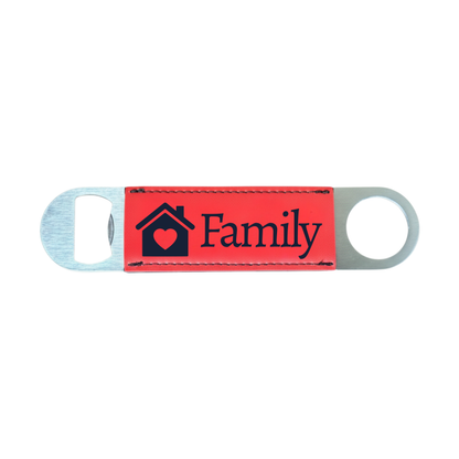 Personalized Leatherette Bottle Opener