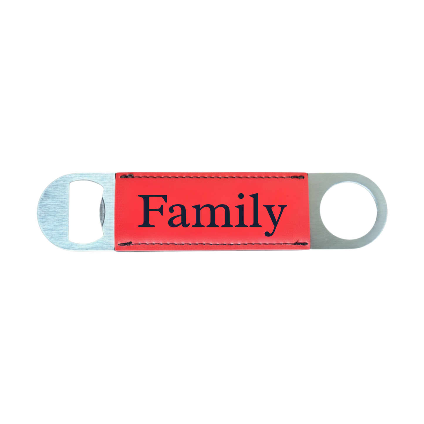 Personalized Leatherette Bottle Opener