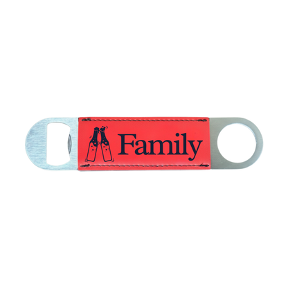 Personalized Leatherette Bottle Opener