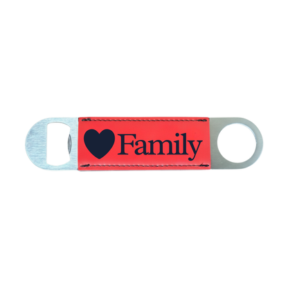 Personalized Leatherette Bottle Opener