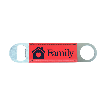 Personalized Leatherette Bottle Opener