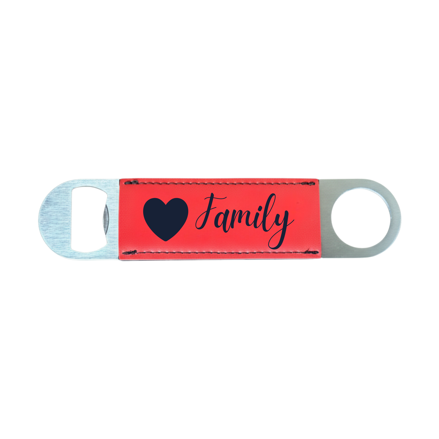 Personalized Leatherette Bottle Opener