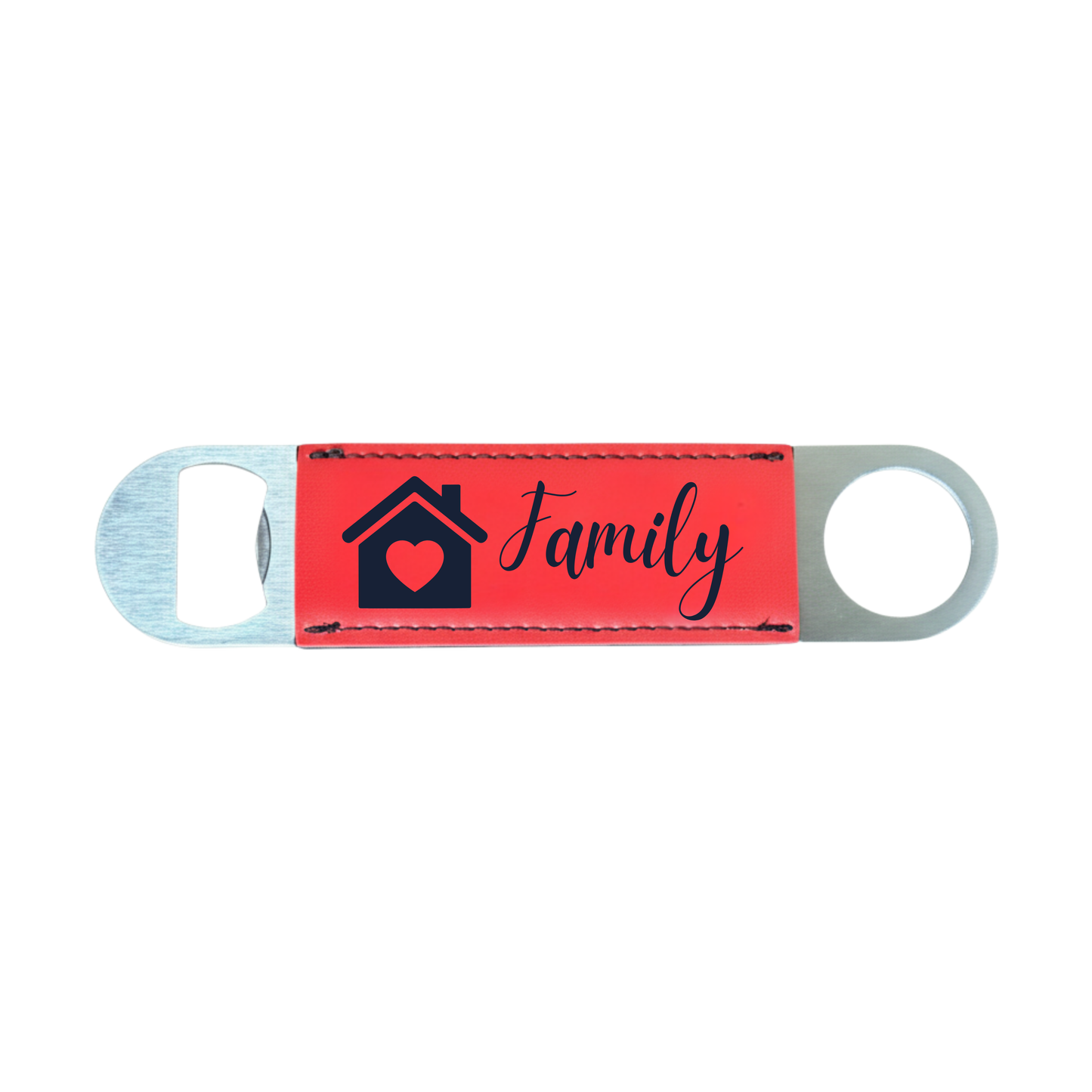 Personalized Leatherette Bottle Opener