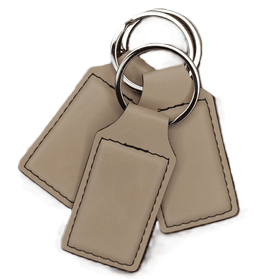 Custom Leatherette Keychain