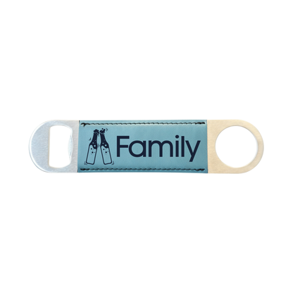 Personalized Leatherette Bottle Opener