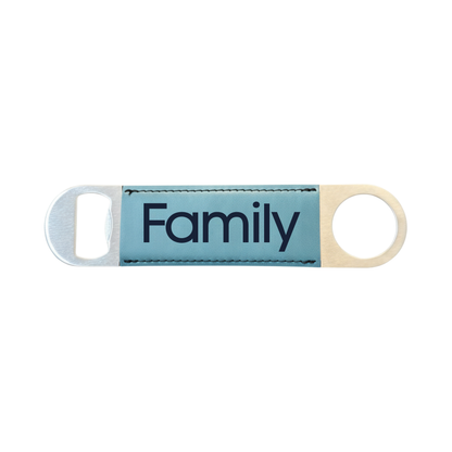 Personalized Leatherette Bottle Opener