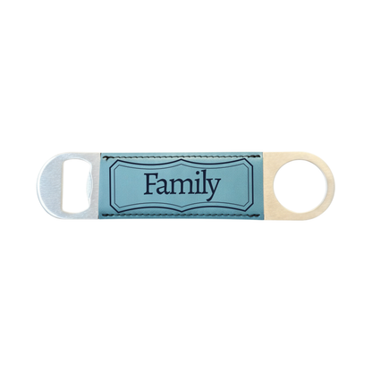 Personalized Leatherette Bottle Opener
