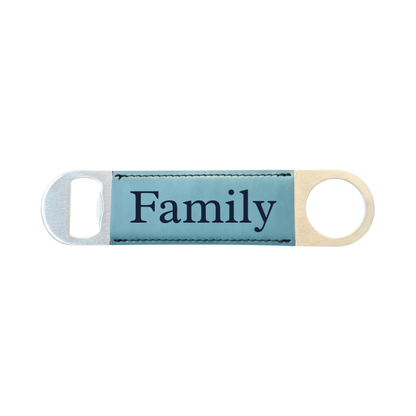 Personalized Leatherette Bottle Opener