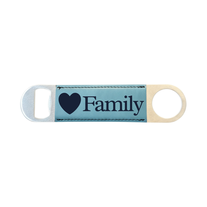Personalized Leatherette Bottle Opener