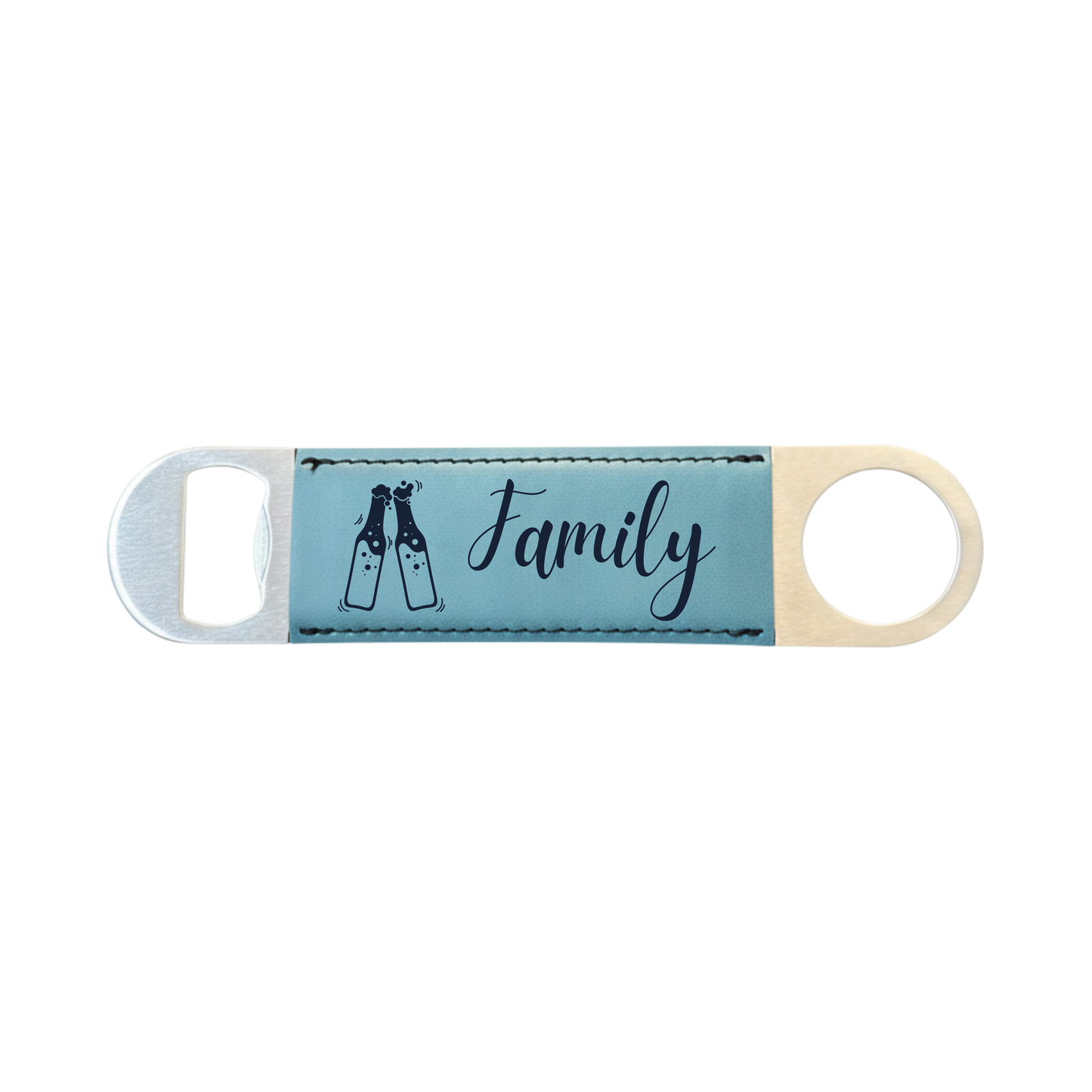 Personalized Leatherette Bottle Opener