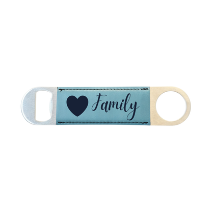 Personalized Leatherette Bottle Opener