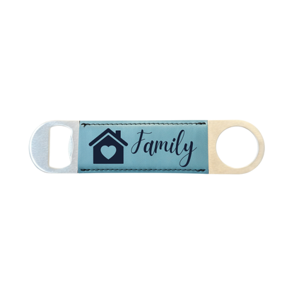 Personalized Leatherette Bottle Opener