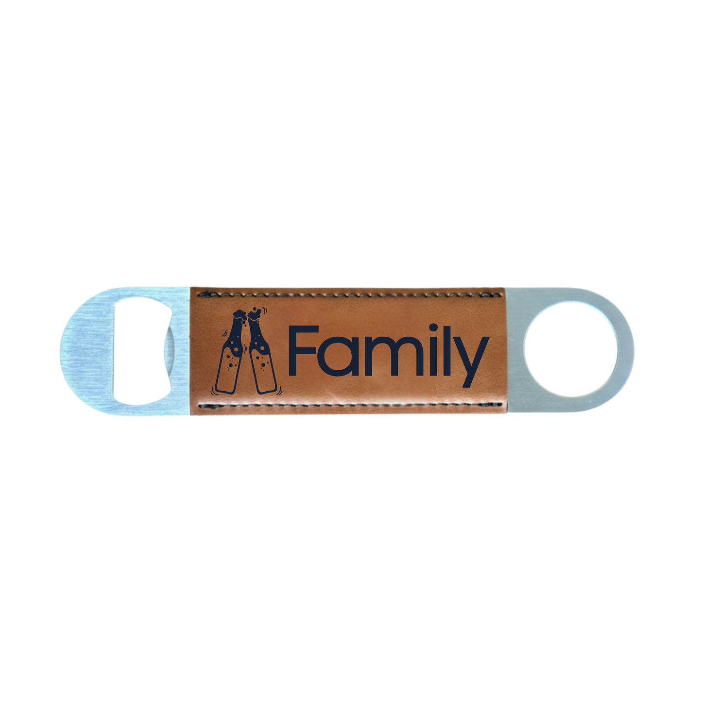 Personalized Leatherette Bottle Opener
