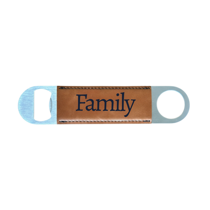 Personalized Leatherette Bottle Opener