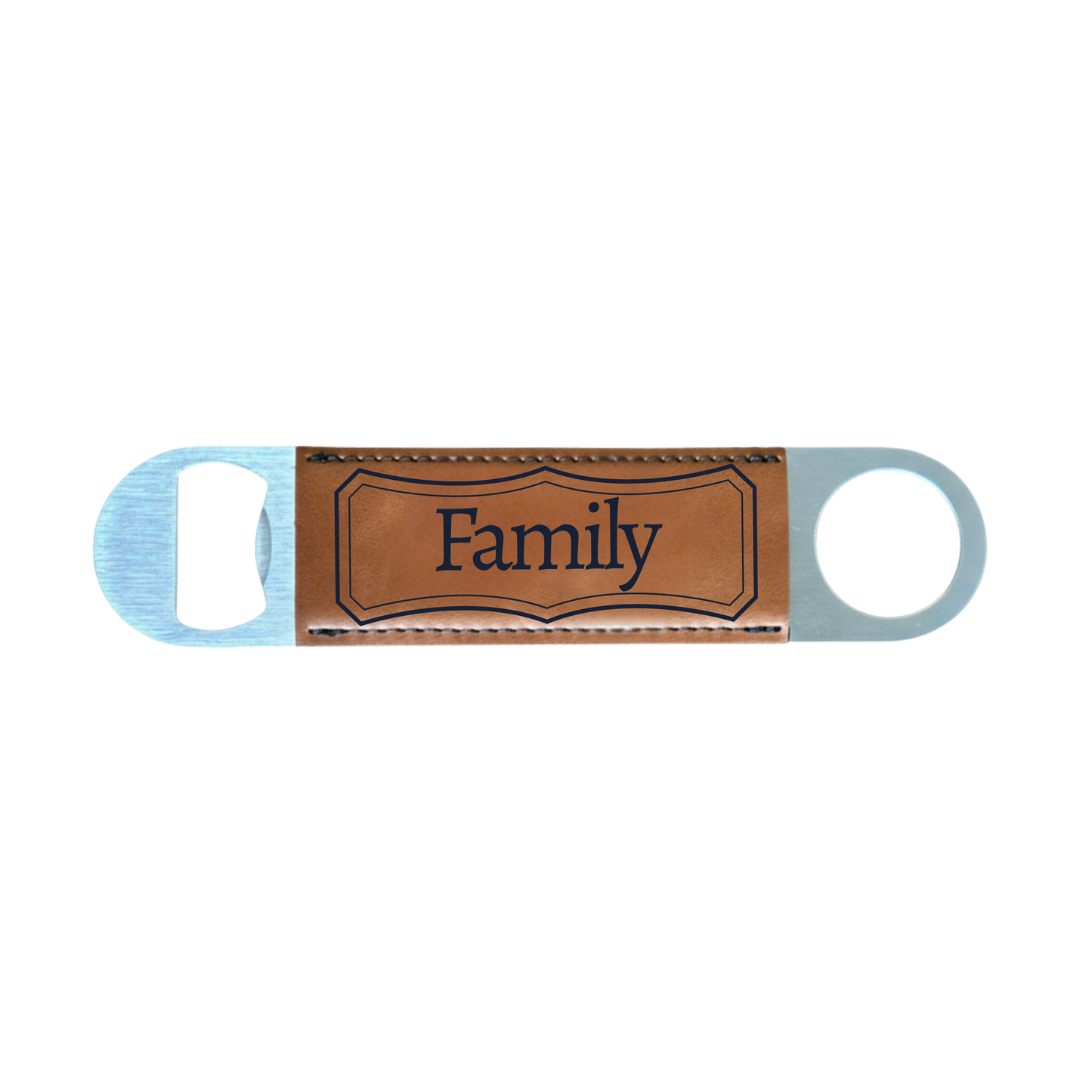 Personalized Leatherette Bottle Opener