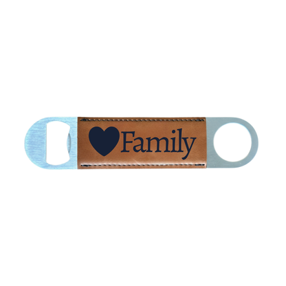 Personalized Leatherette Bottle Opener