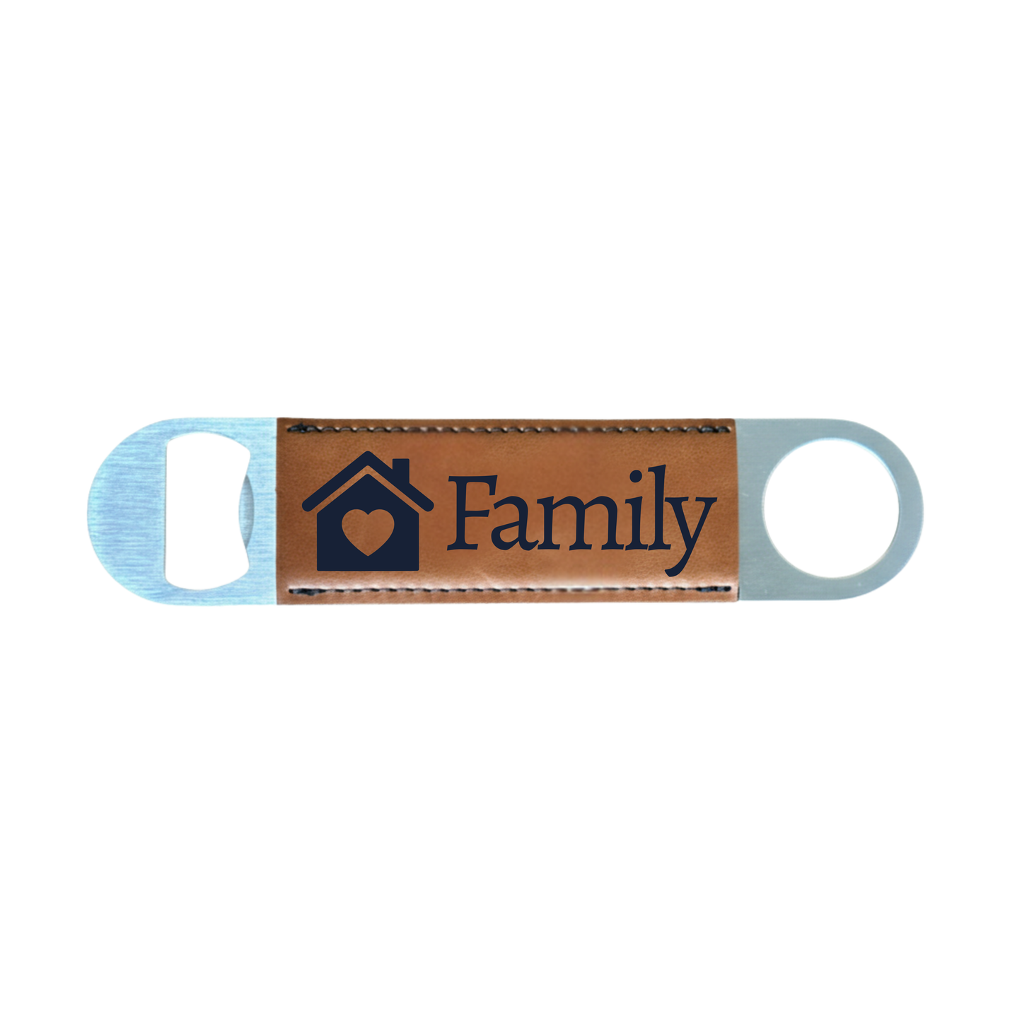 Personalized Leatherette Bottle Opener