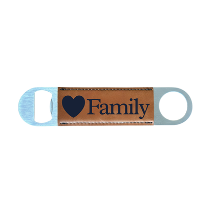 Personalized Leatherette Bottle Opener