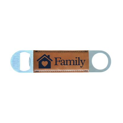 Personalized Leatherette Bottle Opener