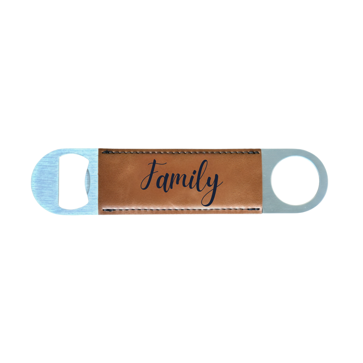 Personalized Leatherette Bottle Opener