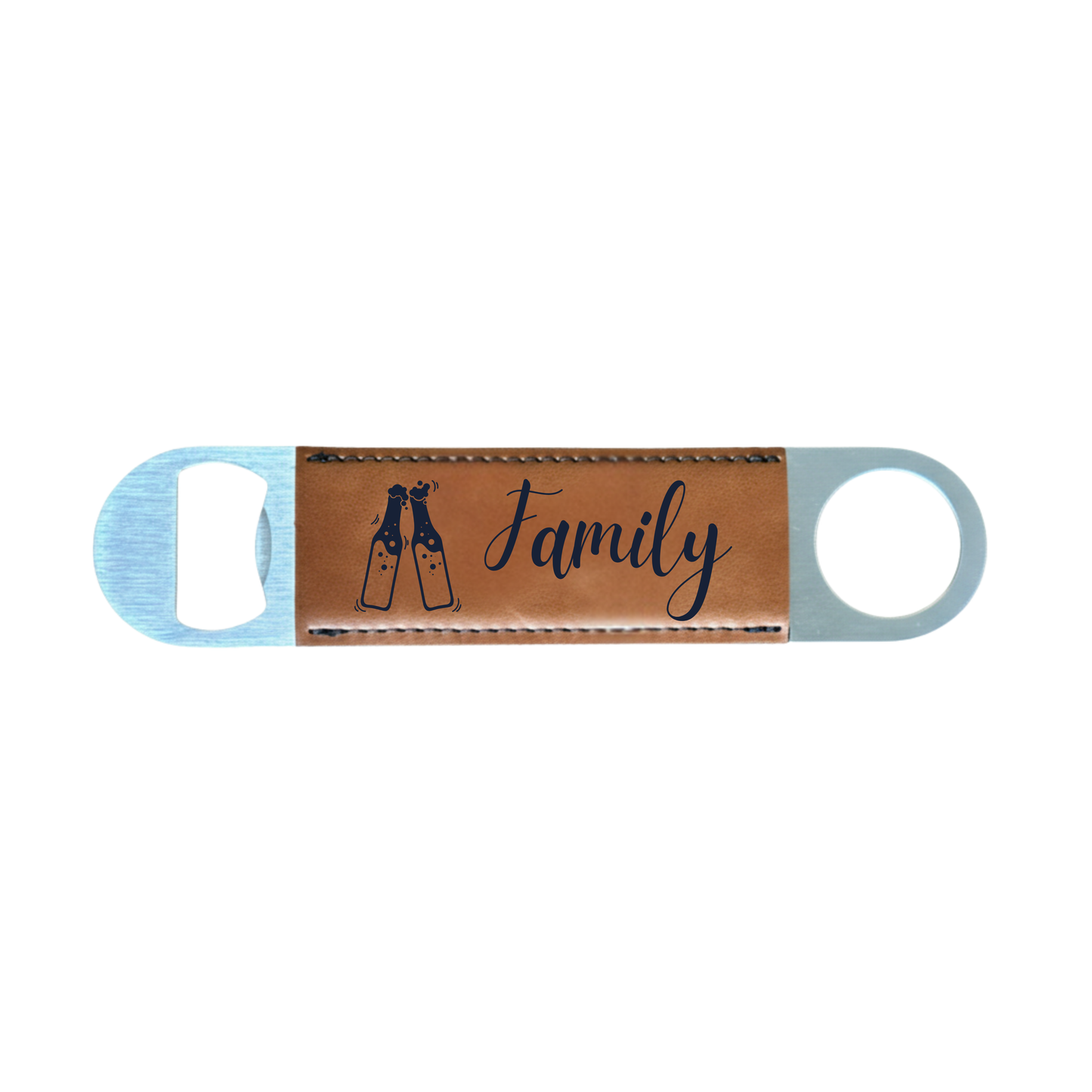Personalized Leatherette Bottle Opener