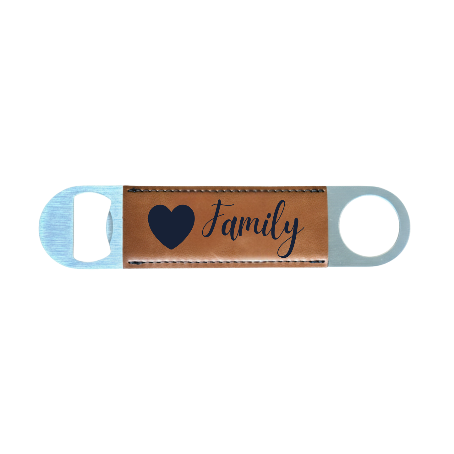 Personalized Leatherette Bottle Opener