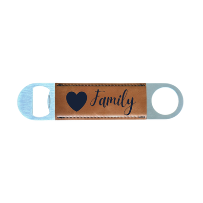 Personalized Leatherette Bottle Opener