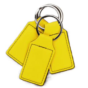 Custom Leatherette Keychain