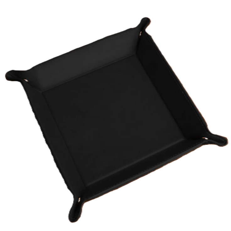 Dragon Leatherette Snap Tray - 9.75x9.75 Dice & Trinket Tray