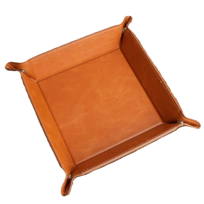 Dragon Leatherette Snap Tray - 9.75x9.75 Dice & Trinket Tray
