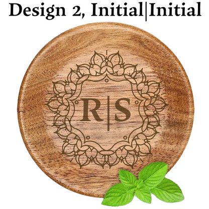 Personalized Wine Glass Charcuterie Toppers - Set of 4