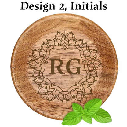 Personalized Wine Glass Charcuterie Toppers - Set of 4