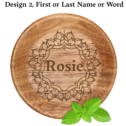 Personalized Wine Glass Charcuterie Toppers - Set of 4