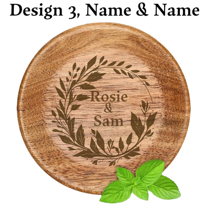 Personalized Wine Glass Charcuterie Toppers - Set of 4