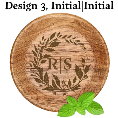 Personalized Wine Glass Charcuterie Toppers - Set of 4