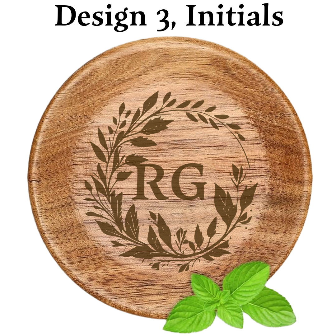 Personalized Wine Glass Charcuterie Toppers - Set of 4