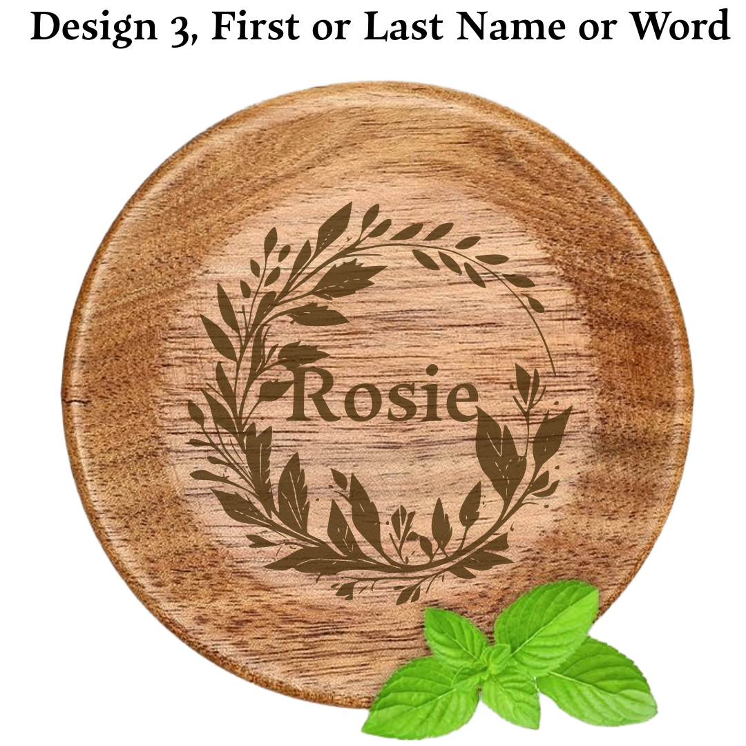 Personalized Wine Glass Charcuterie Toppers - Set of 4