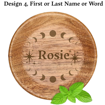 Personalized Wine Glass Charcuterie Toppers - Set of 4