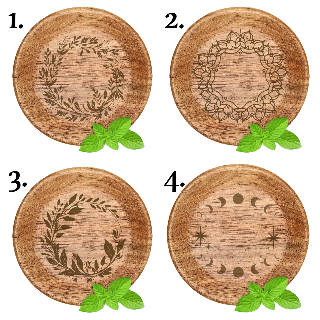 Personalized Wine Glass Charcuterie Toppers - Set of 4